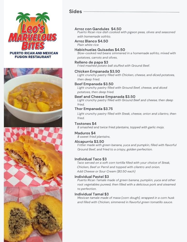 Leo's Marvelous Bites Menu image 3